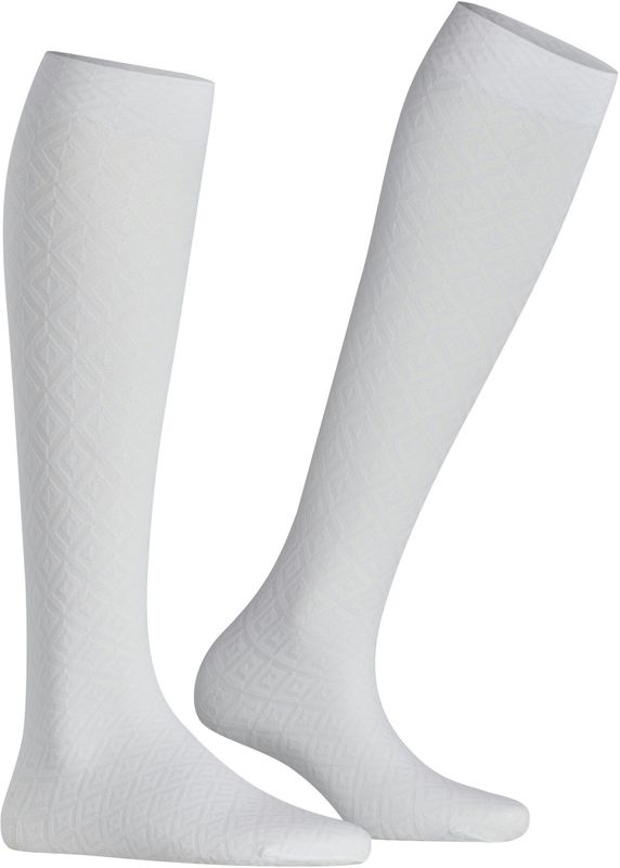 Kniekousen - Grafisch Allover Patroon - Transparant - Dames