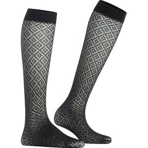 FALKE - Tessellating - Kniekousen - Zwart - 25 DEN