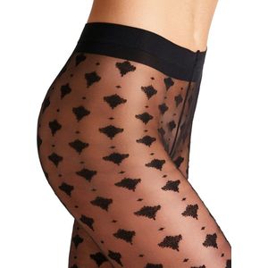 FALKE - Modieuze Fijne Panty - Verguld All-Overpatroon - 15-Denierlook