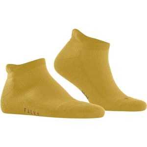 FALKE Uniseks-volwassene Korte sokken Cool Kick Sneaker U Sn functioneel materiaal kort gedessineerd 1 paar, Geel Nugget 1222 Honeycomb, 37-38