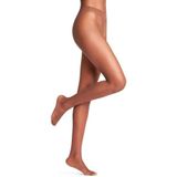 FALKE Shelina huidskleur, glanzend ultra transparant 12 Denier panty maillot dames bruin