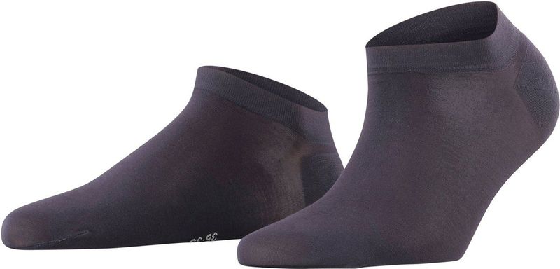 FALKE Fine Softness Sneakersokken - Blauw - Modal - 50 DEN