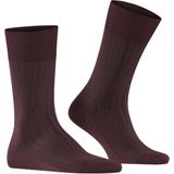 FALKE - Shadow - Gedessineerd Katoen Sokken - Rood - Maat 45-46