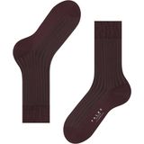 FALKE - Shadow - Gedessineerd Katoen Sokken - Rood - Maat 45-46