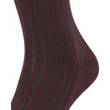 FALKE - Shadow - Gedessineerd Katoen Sokken - Rood - Maat 45-46