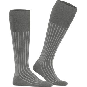 FALKE Shadow heren kniekousen - grijs melange (steel melangeange)