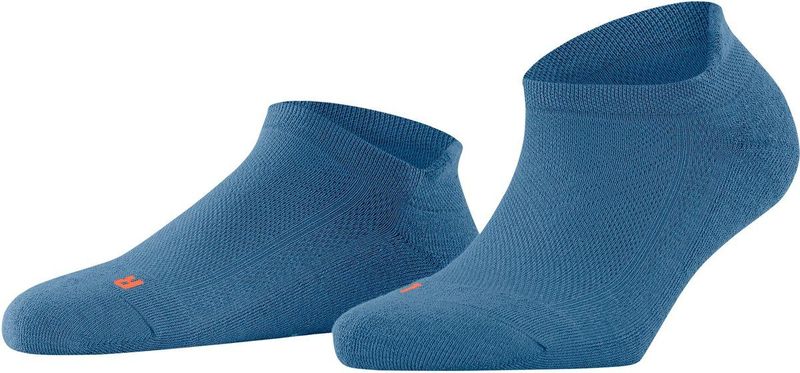FALKE - Cool Kick Sneaker W - Sportsokken - Blauw - Ademend, Verkoelend Effect, 1 Paar