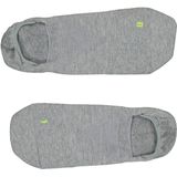 FALKE Cool Kick anatomische pluche zool functioneel garen footies Unisex grijs - Maat 37-38