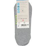 FALKE Cool Kick anatomische pluche zool functioneel garen footies Unisex grijs - Maat 37-38