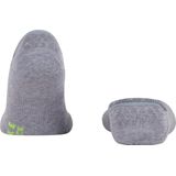FALKE Cool Kick anatomische pluche zool functioneel garen footies Unisex grijs - Maat 37-38