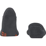 FALKE Cool Kick anatomische pluche zool functioneel garen footies Unisex grijs - Maat 37-38