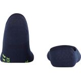 FALKE Cool Kick anatomische pluche zool functioneel garen footies Unisex blauw - Maat 37-38