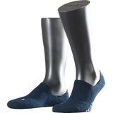 FALKE Cool Kick anatomische pluche zool functioneel garen footies Unisex blauw - Maat 37-38