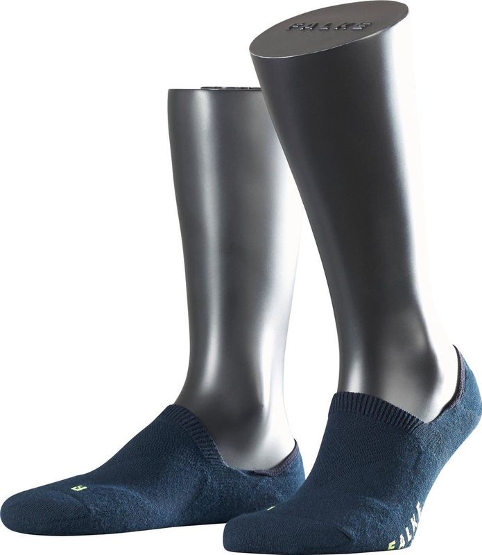 FALKE Cool Kick anatomische pluche zool functioneel garen footies Unisex blauw - Maat 37-38