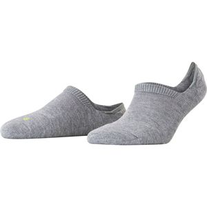 FALKE Cool Kick anatomische pluche zool functioneel garen footies Dames grijs - Maat 35-36