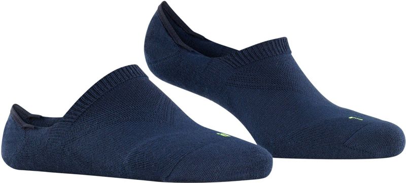 FALKE Cool Kick anatomische pluche zool functioneel garen footies Dames blauw - Maat 37-38