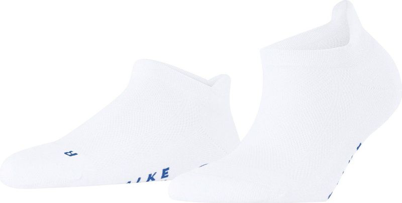 FALKE Cool Kick anatomische pluche zool functioneel garen sneakersokken Dames wit