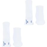 FALKE - Run - Korte Sokken - Wit - Katoen - Set van 2 Paar