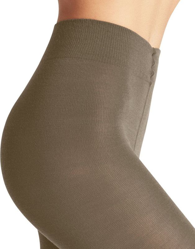 FALKE Dames Panty Softmerino W Ti wol katoen eenkleurig 1 paar, Bruin Shitake 5182, 36-38