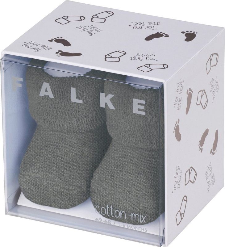 FALKE - Erstling - Huissokken - Grijs - Katoen met Elastaan
