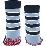 FALKE - Simple Stripes - Huissokken - Blauw - Katoen met Anti-slip Noppen