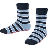 FALKE - Simple Stripes - Huissokken - Blauw - Katoen met Anti-slip Noppen