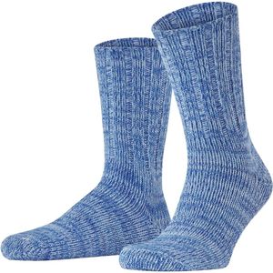 FALKE Brooklyn Enkelsokken - Blauw - Katoen