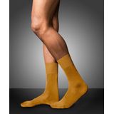 FALKE No. 9 Sokken - Geel - Katoen - Hoogwaardige Glans
