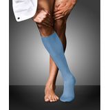 FALKE - Heren No. 6 - Kniekousen - Blauw - Wol en Zijde, 1 Paar, 43-44