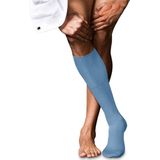 FALKE - Heren No. 6 - Kniekousen - Blauw - Wol en Zijde, 1 Paar, 43-44