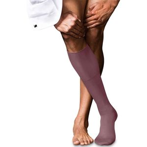 FALKE - No. 6 - Kniekousen - Zachte Wol en Zijde - Effen - Ondoorzichtig