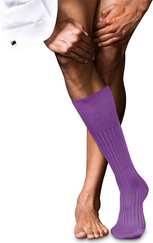 FALKE - No. 13 - Kniekousen - Purper - Katoen