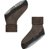FALKE Cosyshoe antislip noppen merinowol huissokken pantoffels heren bruin