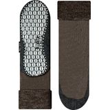 FALKE Cosyshoe antislip noppen merinowol huissokken pantoffels heren bruin