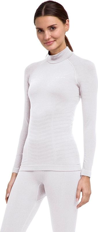 FALKE - Maximum Warm - Thermoshirt - Wit - Lange Mouwen - Col Hoog