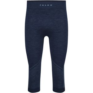 FALKE - Wool-Tech - Heren Broek van Onderlaag - Blauw - 3/4 M