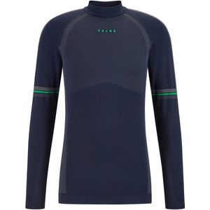 FALKE - Maximum Warm - Thermoshirt - Blauw - Sneldrogend, Functioneel Materiaal, 1 Stuk