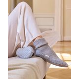 FALKE Cosyshoe antislip noppen merinowol huissokken pantoffels dames groen