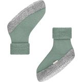 FALKE Cosyshoe antislip noppen merinowol huissokken pantoffels dames groen