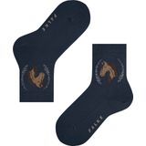 FALKE - Horse - Kindersokken - Blauw - Duurzaam Katoen