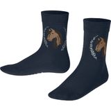 FALKE - Horse - Kindersokken - Blauw - Duurzaam Katoen