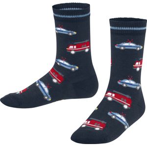 FALKE - Kinderkousen - Politie en Brandweerwagens - Katoen - Comfortabel