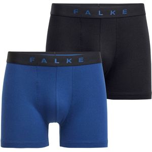 FALKE - Daily Comfort - Boxershorts - Kobalt en Zwart - 2-pack