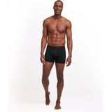 FALKE - Daily Comfort - Boxershort - Bordeaux/Zwart - 2-pack van Egyptisch Katoen