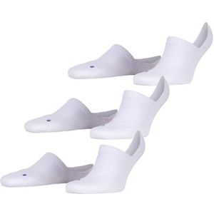 FALKE Cool Kick Bundle 3-Pack anatomische pluche zool functioneel garen footies unisex wit - Maat 44-45
