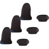 FALKE Cool Kick Bundle 3-Pack anatomische pluche zool functioneel garen footies unisex zwart - Maat 37-38