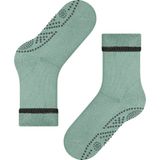 FALKE - Cuddle Pads - Huissokken - Groen - Antislip Noppen Katoen Merinowol