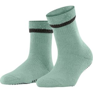 FALKE - Cuddle Pads - Huissokken - Groen - Antislip Noppen Katoen Merinowol