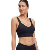 FALKE - Dames Sportbeha - Zwart - Katoen