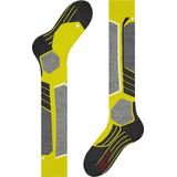 FALKE SK2 Skisokken anti blaren, medium padding merinowol wintersportsokken heren geel - Maat 39-41
